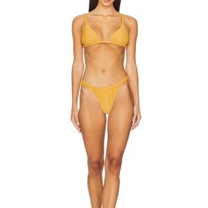 Faithfull the Brand Yellow Bikini
